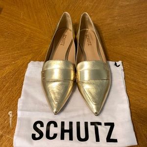 SCHUTZ Elise Loafer flats in Platina